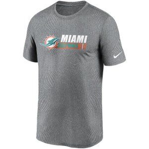 Nike NFL Miami Dolphins Dri-Fit On Field Sideline Shirt N922-06G Men's L New